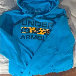 Under Armour Vibrant Blue Hoodie with Logo